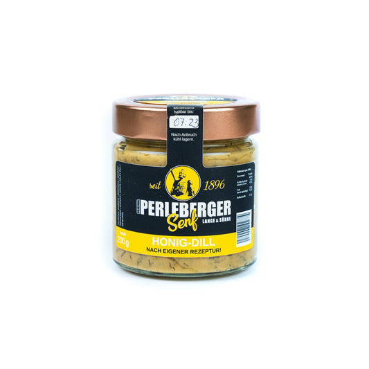 Perleberger Senf Honig-Dill, 200 ml